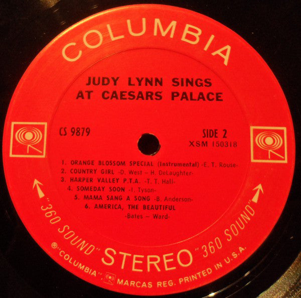 Judy Lynn : Judy Lynn Sings At Caesars Palace (LP, San)