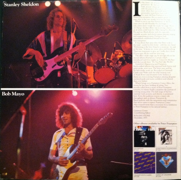 Peter Frampton : Frampton Comes Alive! (2xLP, Album, Ter)