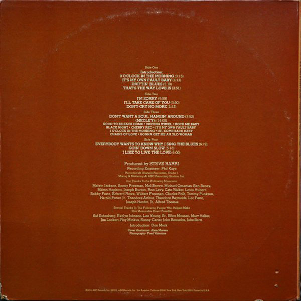 B.B. King & Bobby Bland : Together For The First Time... Live (2xLP, Album, Quad, San)