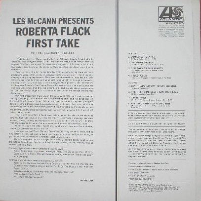 Roberta Flack : First Take (LP, Album, Plu)