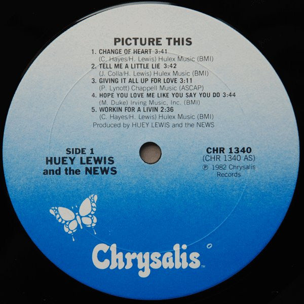 Huey Lewis And The News* : Picture This (LP, Album, Ter)