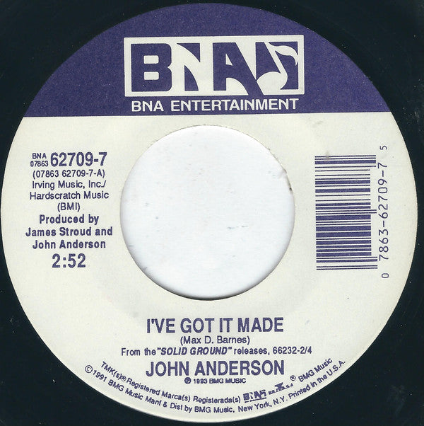 John Anderson (3) : I've Got It Made (7", Single)