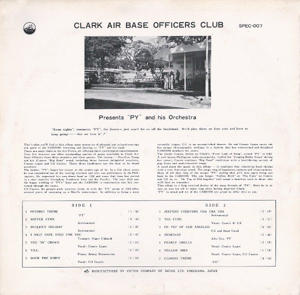 "PY" And His Orchestra : A Saturday Night With "PY" (LP, Album, Mono)