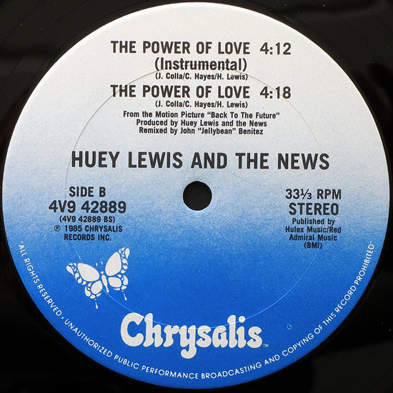 Huey Lewis And The News* : The Power Of Love (12")