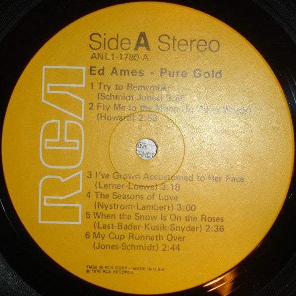 Ed Ames : Pure Gold (LP, Comp)