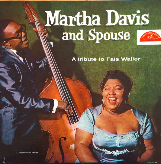 Martha Davis And Spouse : A Tribute To Fats Waller (LP)