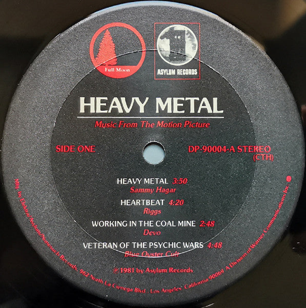 Various : Heavy Metal - Music From The Motion Picture (2xLP, Album, Comp, CTH)