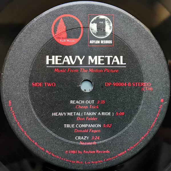 Various : Heavy Metal - Music From The Motion Picture (2xLP, Album, Comp, CTH)