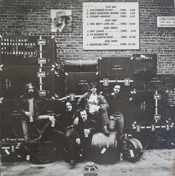 The Allman Brothers Band : The Allman Brothers Band At Fillmore East (2xLP, Album, PR )