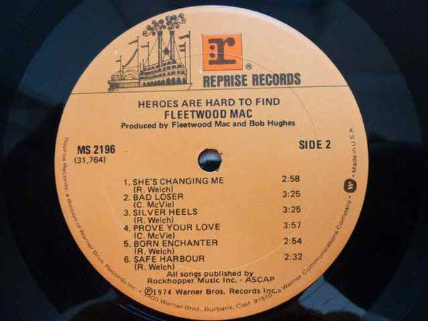 Fleetwood Mac : Heroes Are Hard To Find (LP, Album, RP, Gol)