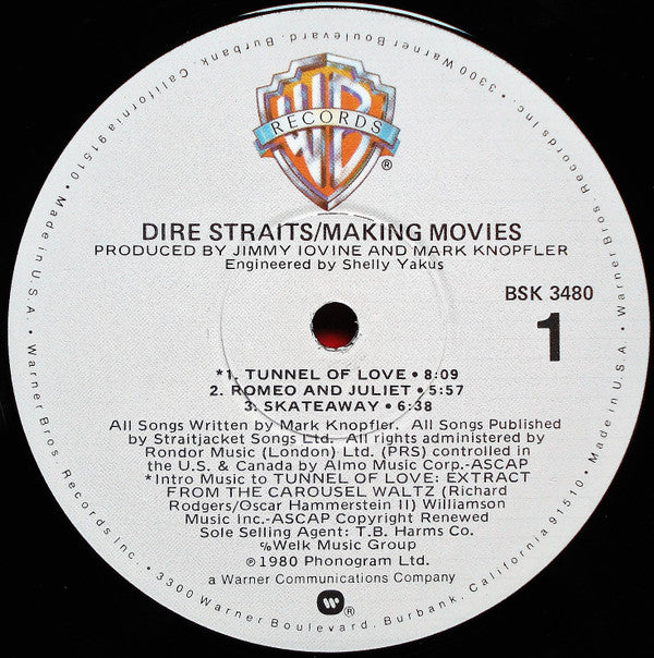 Dire Straits : Making Movies (LP, Album, Win)