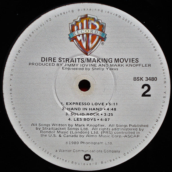 Dire Straits : Making Movies (LP, Album, Win)