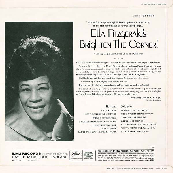Ella Fitzgerald : Brighten The Corner (LP, Album)