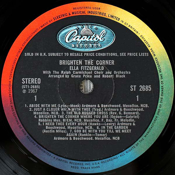 Ella Fitzgerald : Brighten The Corner (LP, Album)
