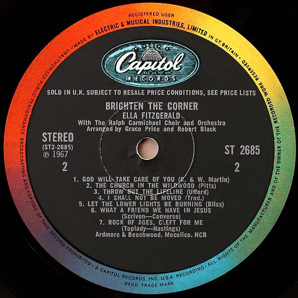 Ella Fitzgerald : Brighten The Corner (LP, Album)