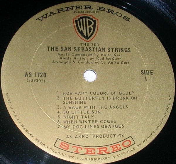 The San Sebastian Strings : The Sky (LP, Album)