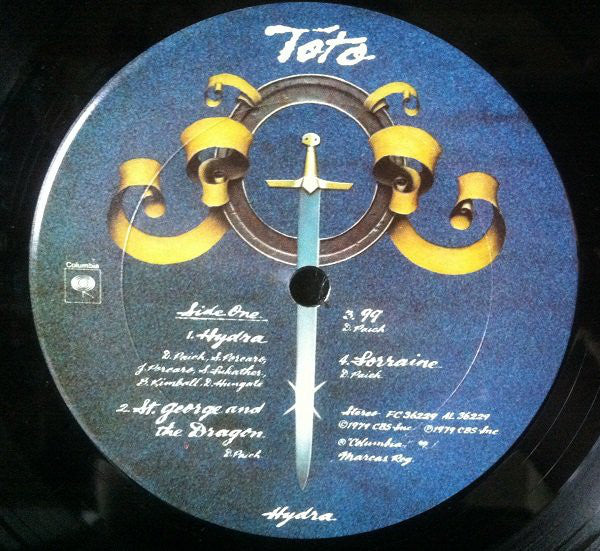 Toto : Hydra (LP, Album, RE, Gat)