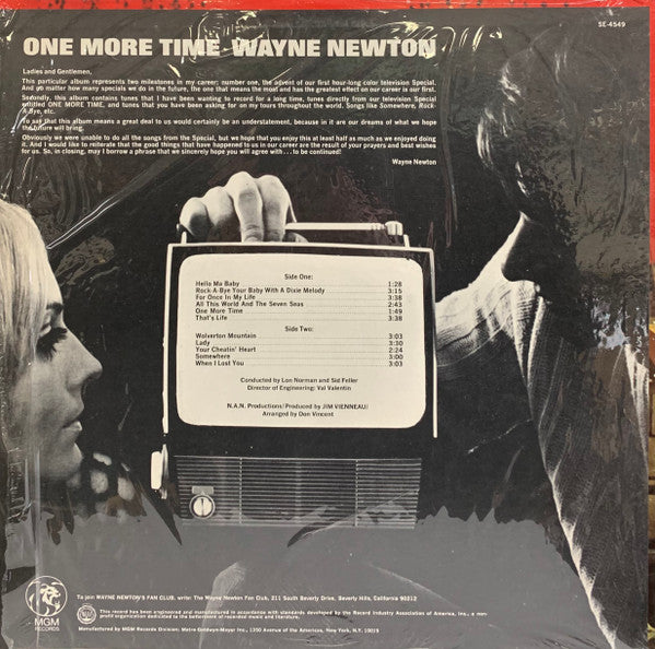 Wayne Newton : One More Time (LP)