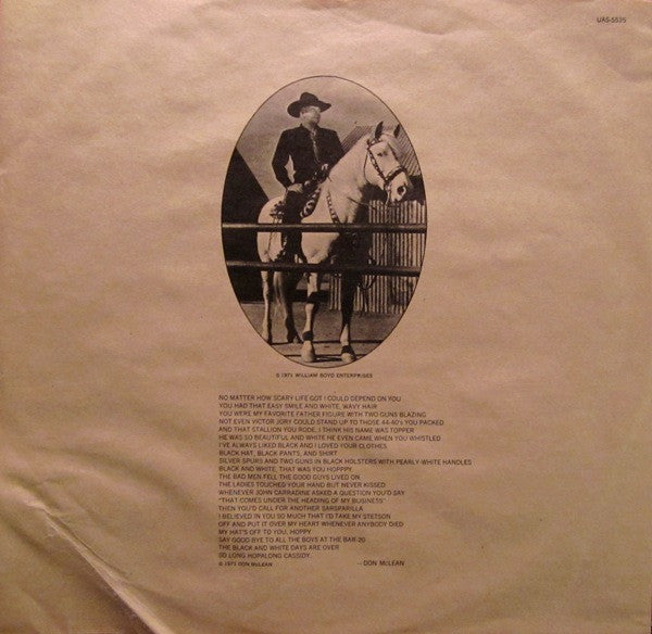 Don McLean : American Pie (LP, Album, Ter)