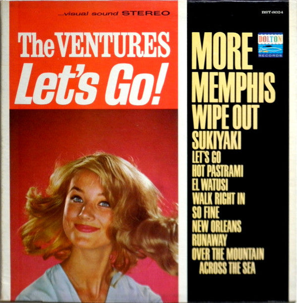 The Ventures : Let's Go (LP, Album, RE)