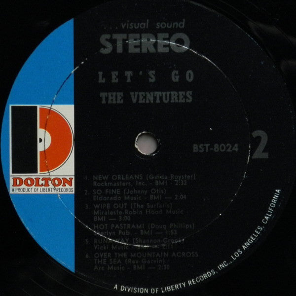 The Ventures : Let's Go (LP, Album, RE)