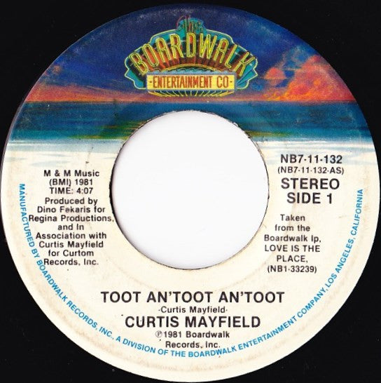 Curtis Mayfield : Toot An'Toot An'Toot (7", Single)