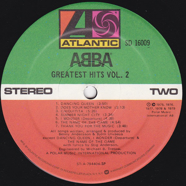 ABBA : Greatest Hits Vol. 2 (LP, Comp, Gat)