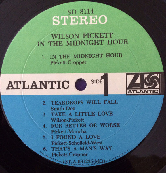 Wilson Pickett : In The Midnight Hour (LP, Album, MO )