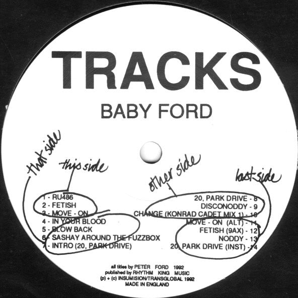 Baby Ford : BFORD 9 (2xLP, Album, Ltd)
