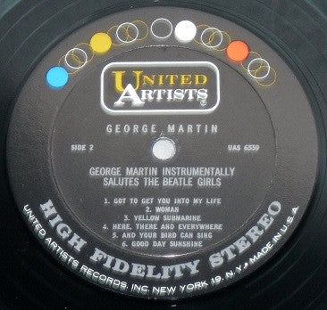George Martin : George Martin Instrumentally Salutes The Beatle Girls (LP, Album)