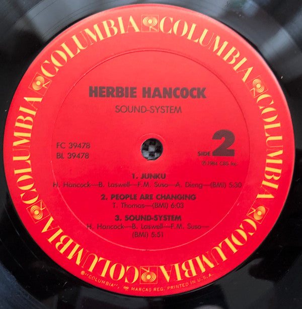 Herbie Hancock : Sound-System (LP, Album, RE)