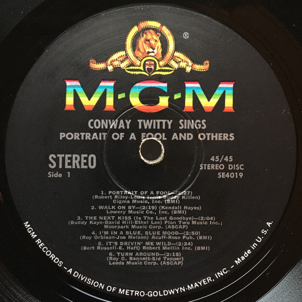 Conway Twitty : Portrait Of A Fool (LP, Album)