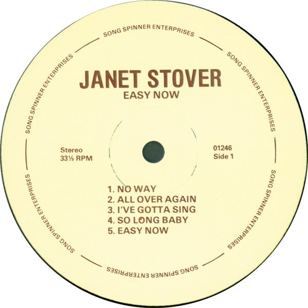 Janet Stover : Easy Now (LP)
