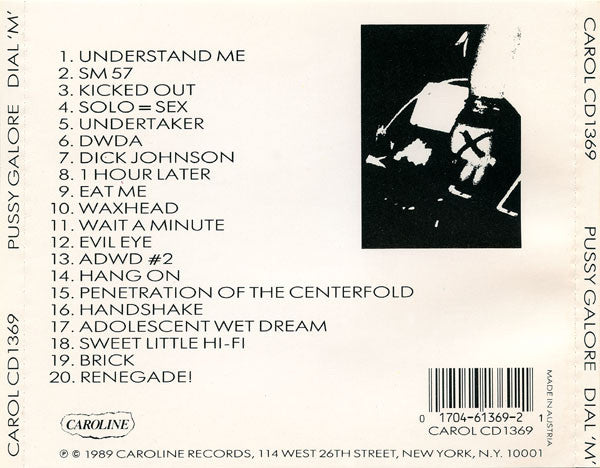 Pussy Galore (2) : Dial 'M' For Motherfucker (CD, Album)