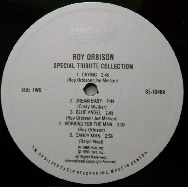 Roy Orbison : All-Time Greatest Hits (Special Tribute Collection) (2xLP, Comp)
