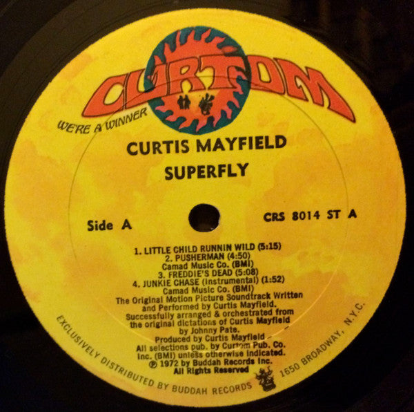 Curtis Mayfield : Super Fly (LP, Album, Die)