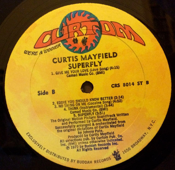 Curtis Mayfield : Super Fly (LP, Album, Die)