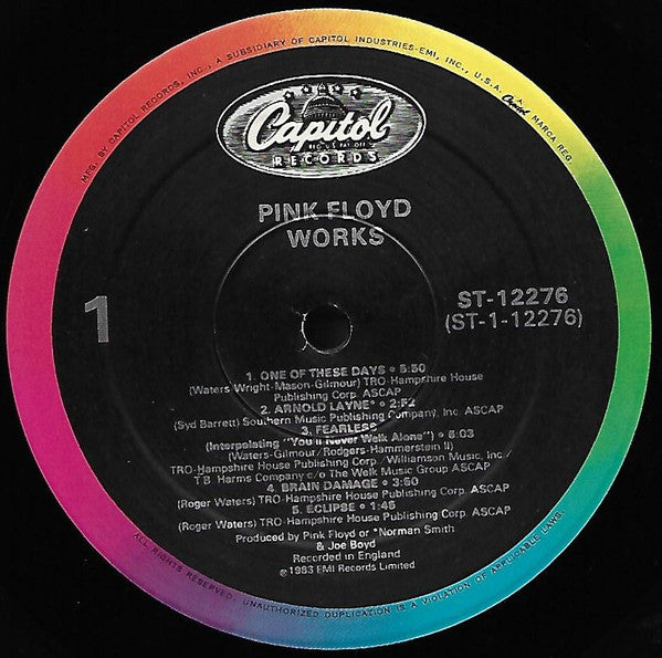 Pink Floyd : Works (LP, Comp, SRC)