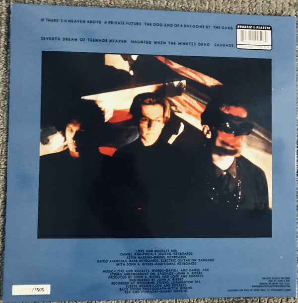 Love And Rockets : Seventh Dream Of Teenage Heaven (LP, Album, Num, RE, Blu)