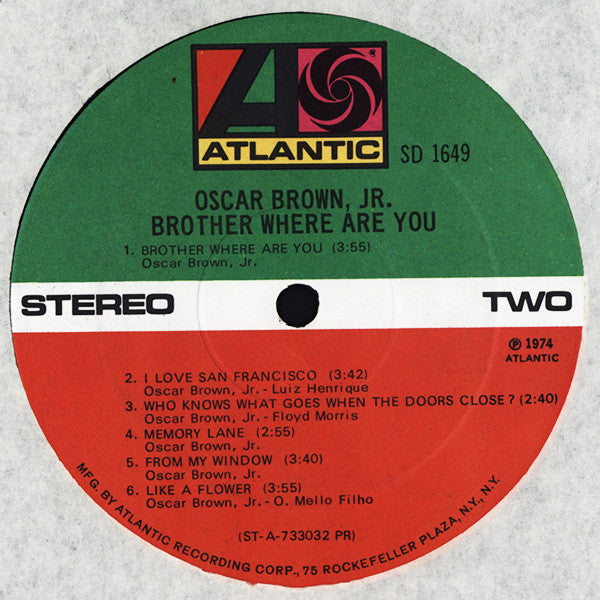 Oscar Brown, Jr.* : Brother Where Are You (LP, Album, PR)
