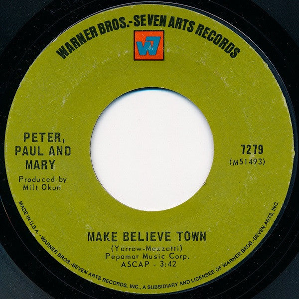 Peter, Paul And Mary* : Day Is Done (7", Single)