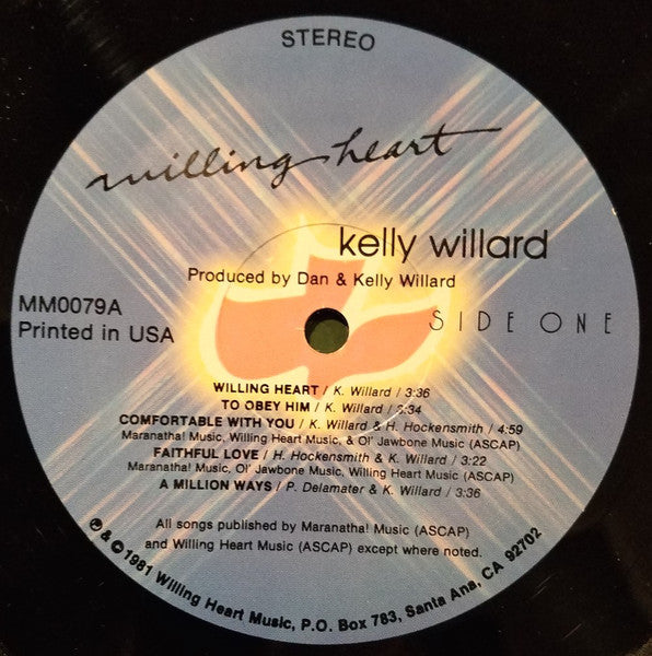 Kelly Willard : Willing Heart (LP, Mon)