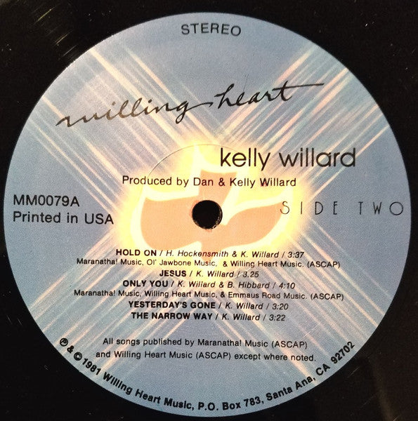 Kelly Willard : Willing Heart (LP, Mon)