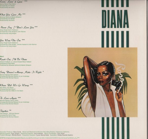 Diana Ross : Ross (LP, Album, Club)