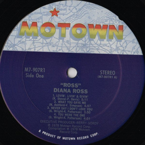 Diana Ross : Ross (LP, Album, Club)