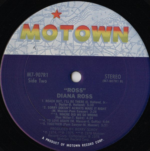 Diana Ross : Ross (LP, Album, Club)