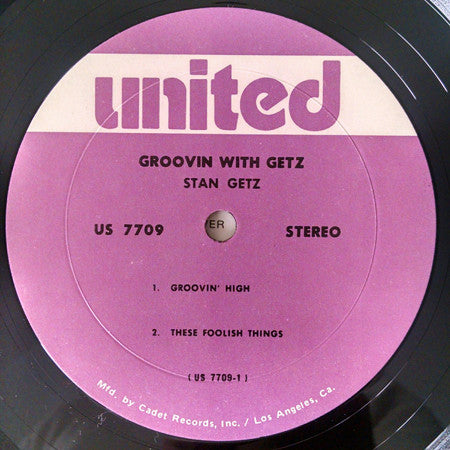 Stan Getz : Groovin' With Getz (LP, Comp, RE)