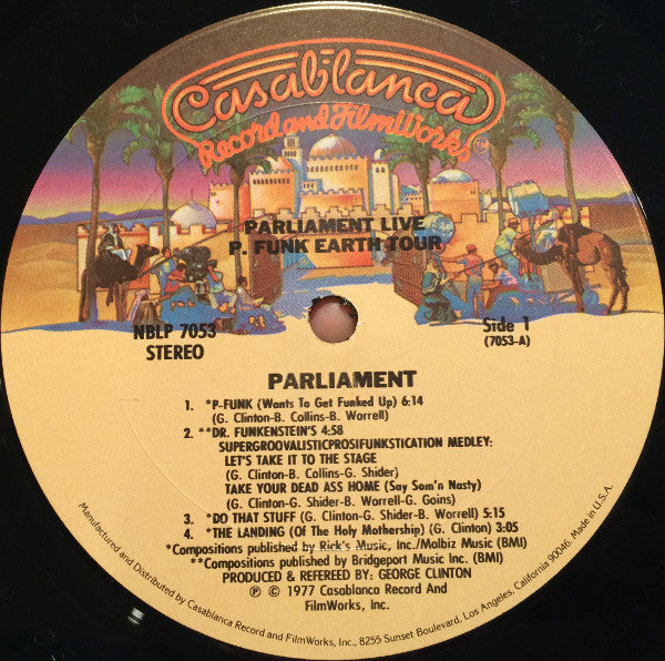 Buy Parliament : Live - P.Funk Earth Tour (2xLP, Album, Pit