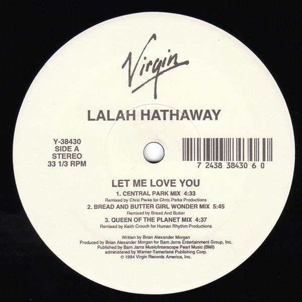 Lalah Hathaway : Let Me Love You (12")