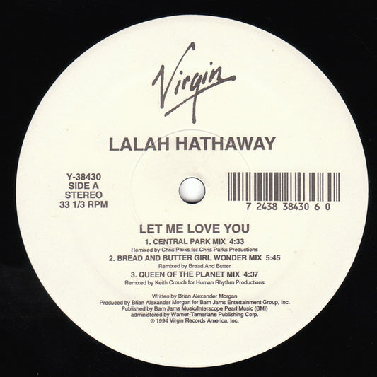 Lalah Hathaway : Let Me Love You (12")